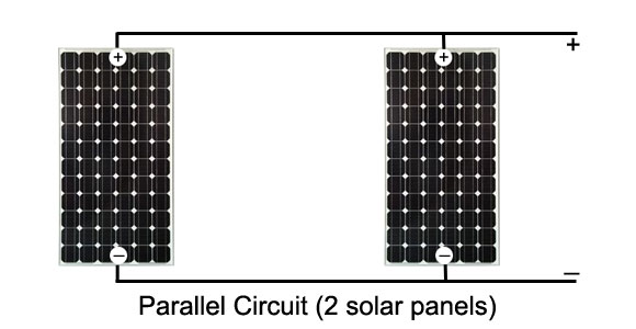 Parallel Circuit with 2 solar panels